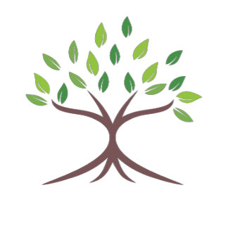 Minimalistische groene boomkunst – Natuur geïnspir T-shirt