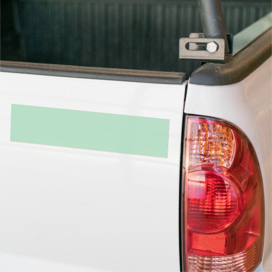 Minimalistische groene bumpersticker (Op Truck)