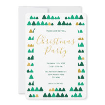 Minimalistische groene en gouden houten kerst 5"x7