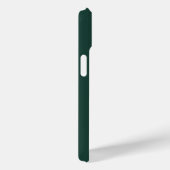 Minimalistische groene gepersonaliseerde monogram Case-Mate iPhone case (Achterkant / Rechts)
