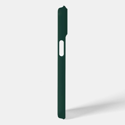 Minimalistische groene gepersonaliseerde monogram Case-Mate iPhone case (Achterkant / Rechts)