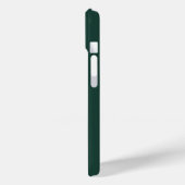 Minimalistische groene gepersonaliseerde monogram Case-Mate iPhone case (Achterkant / Links)