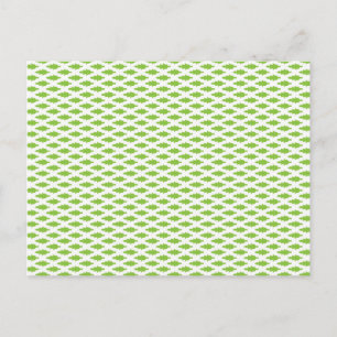 Minimalistische groene hulst kerstkaart feestdagenkaart