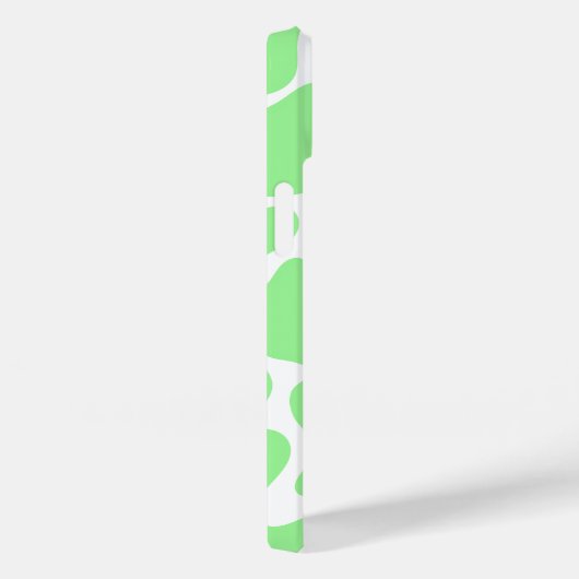 Minimalistische groene Koe print Case-Mate iPhone Case (Achterkant / Rechts)