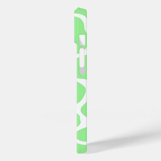 Minimalistische groene Koe print Case-Mate iPhone Case (Achterkant / Links)