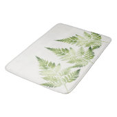 Minimalistische groene varen botanische illustrati badmat (Gekanteld)