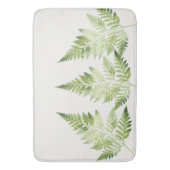 Minimalistische groene varen botanische illustrati badmat (Voorkant Verticaal)