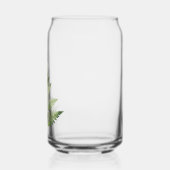 Minimalistische groene varen botanische illustrati blikvorm glas (Links)