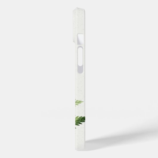 Minimalistische groene varen botanische illustrati Case-Mate iPhone case (Achterkant / Links)