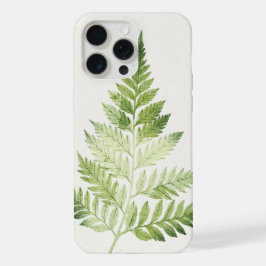 Minimalistische groene varen botanische illustrati iPhone 15 pro max case