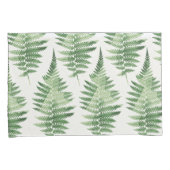 Minimalistische groene varen botanische illustrati kussensloop (Voorkant-Rechts)