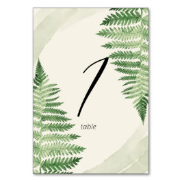 Minimalistische groene varen kaart