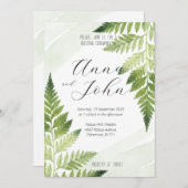 Minimalistische groene varen kaart (Voorkant / Achterkant)