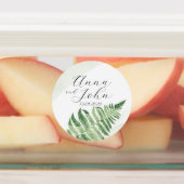 Minimalistische groene varen labels (Aangebracht)