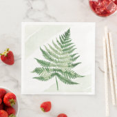 Minimalistische groene varen servet (Insitu)