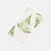 Minimalistische groene varen servet (Hoek)