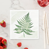 Minimalistische groene varen servet (Insitu)