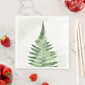 Minimalistische groene varen servet (Insitu)