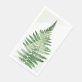 Minimalistische groene varen servet (Hoek)