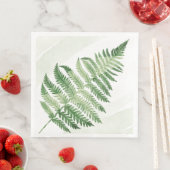Minimalistische groene varen servet (Insitu)