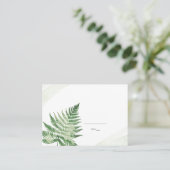 Minimalistische Groene Varens  Plaatskaartje (Staand voorkant)