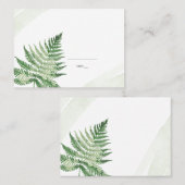 Minimalistische Groene Varens  Plaatskaartje (Voorkant / Achterkant)