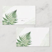 Minimalistische Groene Varens  Plaatskaartje (Voorkant / Achterkant)