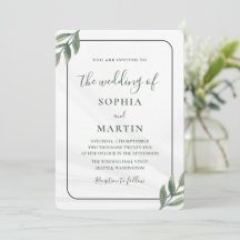 Minimalistische groene waterverf Eucalyptus Elegan