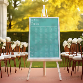 Minimalistische Groene Wedding Zitting Grafiek Perfect Poster