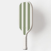 Minimalistische groene & witte pickleball-paddle pickleball paddle (Links)