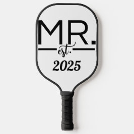 Minimalistische Groomsmen Pickleball Paddle
