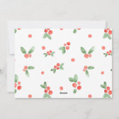 Minimalistische Grote Foto Kerst Kaart Eenvoudig (Achterkant)