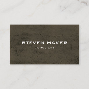 Minimalistische grunge visitekaartje