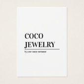 Minimalistische haarklemmen voor Accessoires Visitekaartje (Voorkant)