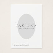 Minimalistische haarklemmen voor Accessoires Visitekaartje (Voorkant)