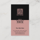 Minimalistische haarstylist 10% korting (Achterkant)