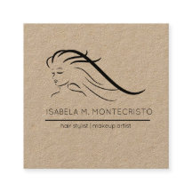 Minimalistische haarstyliste