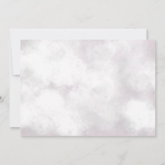 minimalistische hallo foto geboorteaankondiging kaart (Achterkant)