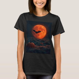 Minimalistische Halloween Bat Wallpaper 🌙 T-shirt