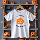 Minimalistische Halloween Boo Crew - gepersonalise Kinder Shirts