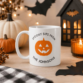 Minimalistische Halloween Griezelige Sips – Gepers Koffiemok