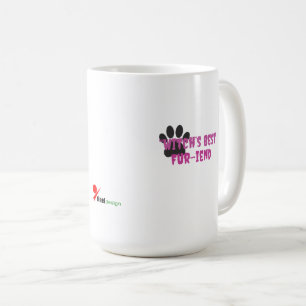 Minimalistische Halloween-huisdierliefhebber koffi Koffiemok
