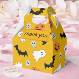Minimalistische Halloween vakantie Bedankdoosjes