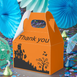 Minimalistische Halloween vakantie Bedankdoosjes