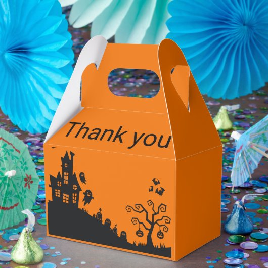 Minimalistische Halloween vakantie Bedankdoosjes (Feest)
