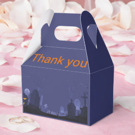 Minimalistische Halloween vakantie Bedankdoosjes