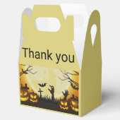 Minimalistische Halloween vakantie Bedankdoosjes (Geopend)