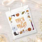 Minimalistische Halloween vakantie Bedankzakje (Geknipt)