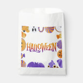 Minimalistische Halloween vakantie Bedankzakje (Voorkant)