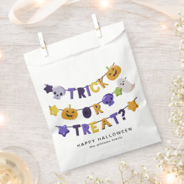 Minimalistische Halloween vakantie Bedankzakje